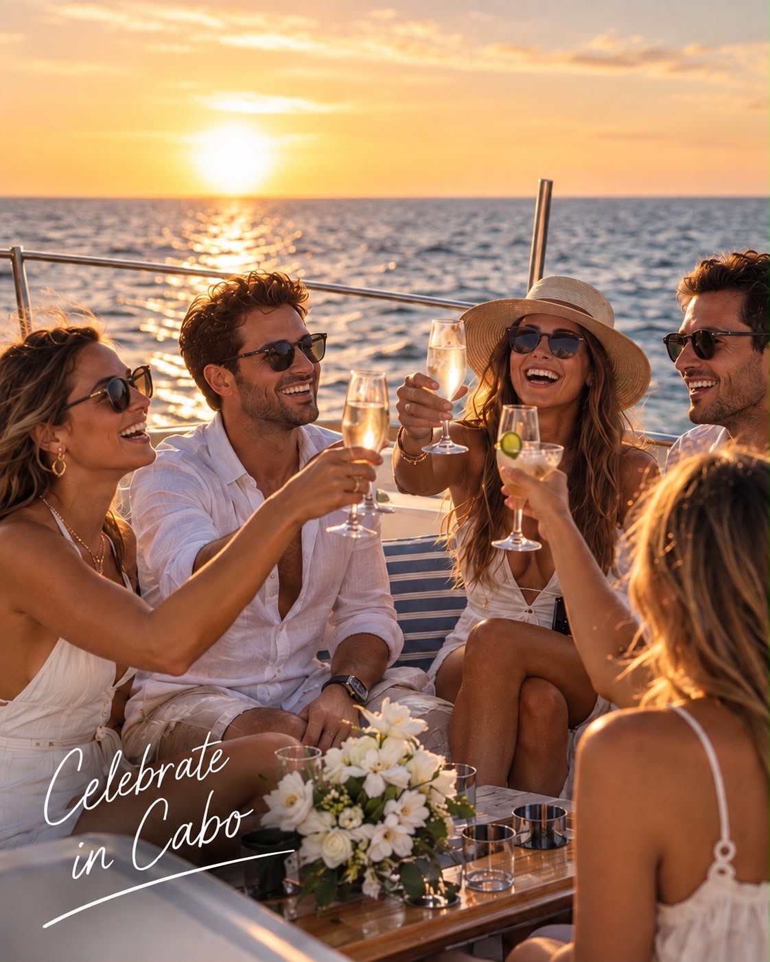 Celebración a bordo del barco